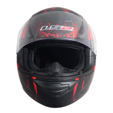 Cargar imagen en el visor de la galería, CASCO LS2 ROOKIE SKULL ROJO MATE FF352 PULSAR R6R FZ R1 R15