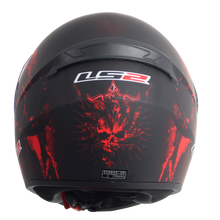 Cargar imagen en el visor de la galería, CASCO LS2 ROOKIE SKULL ROJO MATE FF352 PULSAR R6R FZ R1 R15