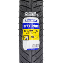 Cargar imagen en el visor de la galería, LLANTA MICHELIN 100/90 17 CITY PRO 3.50 17 TT/TL Sin Camara