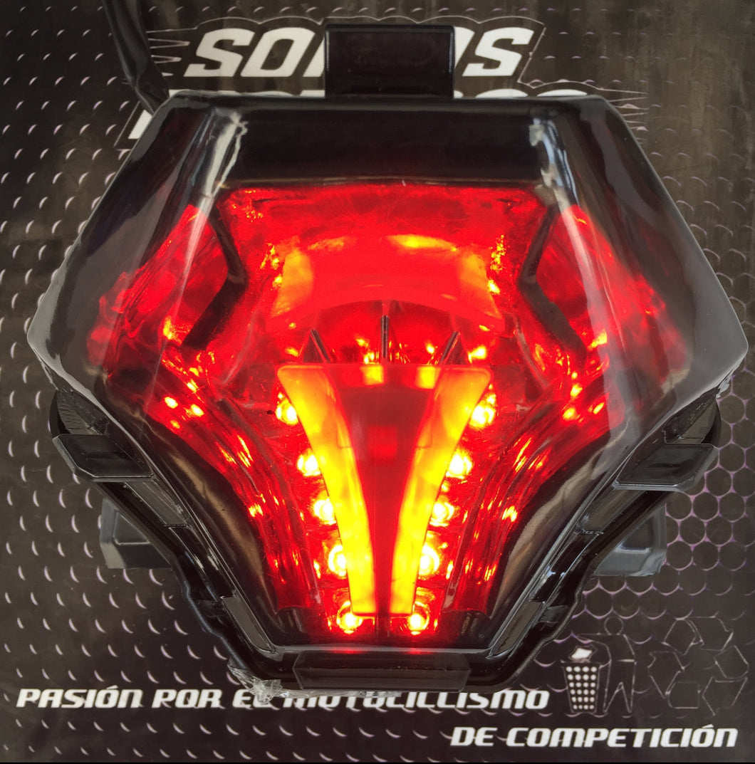 Stop con Direccionales Humo Yamaha R3 2015 2020