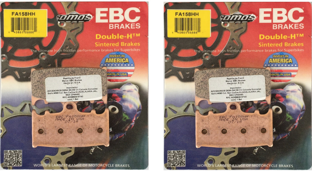 Balatas Del EBC HH GSXR 600 97 03 750 00 03 ZX6R 96 97 7R 96