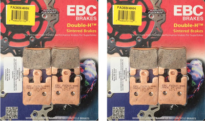 Balatas Delanteras Ebc Fa369/4hh Sinterizadas Hh