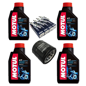 Kit Afinacion 4l Motul 3000 Ngk Fram R1 GSXR 1000RR R6R 600R