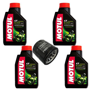 Promo! Deportivas 4 L Aceite Motul 5100 15w50 Filtro Fram