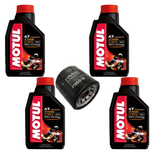 Cargar imagen en el visor de la galería, Kit Filtro 4l Aceite Motul 10w40 7100 R6 R1 Gsxr 636 600rr