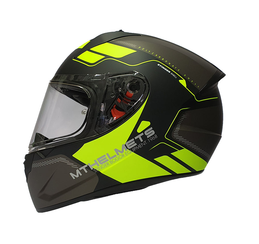 CASCO MT STINGER BOGOR A3 AMARILLO FLUO MATE PULSAR R6R FZ