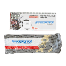 Cargar imagen en el visor de la galería, CADENA 520 116 L O RING DORADA PROMOTO Pulsar Zx6r R3 MT03