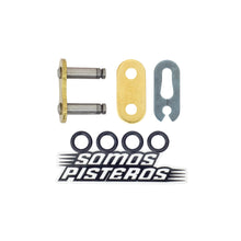 Cargar imagen en el visor de la galería, CANDADO CADENA 520 O RING CLIP ORO RK PULSAR KTM ZX6R R3