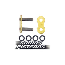 Cargar imagen en el visor de la galería, CANDADO CADENA 525 O RING REMACHADO ORO RK R6R GSXR 600RR