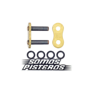 CANDADO CADENA 530 O RING REMACHADO ORO RK R1 GSXR 1000RR