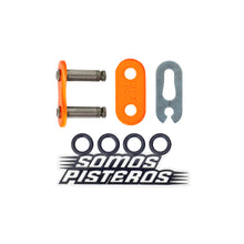 Cargar imagen en el visor de la galería, CANDADO CADENA 520 O RING CLIP NARANJA RK KTM 200 250 390 R3