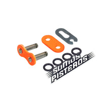 Cargar imagen en el visor de la galería, CANDADO CADENA 520 O RING CLIP NARANJA RK KTM 200 250 390 R3