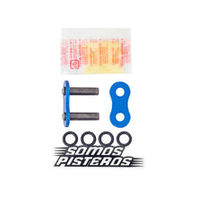 Cargar imagen en el visor de la galería, CANDADO CADENA 525 O RING REMACHADO AZUL RK R6R GSXR 600RR