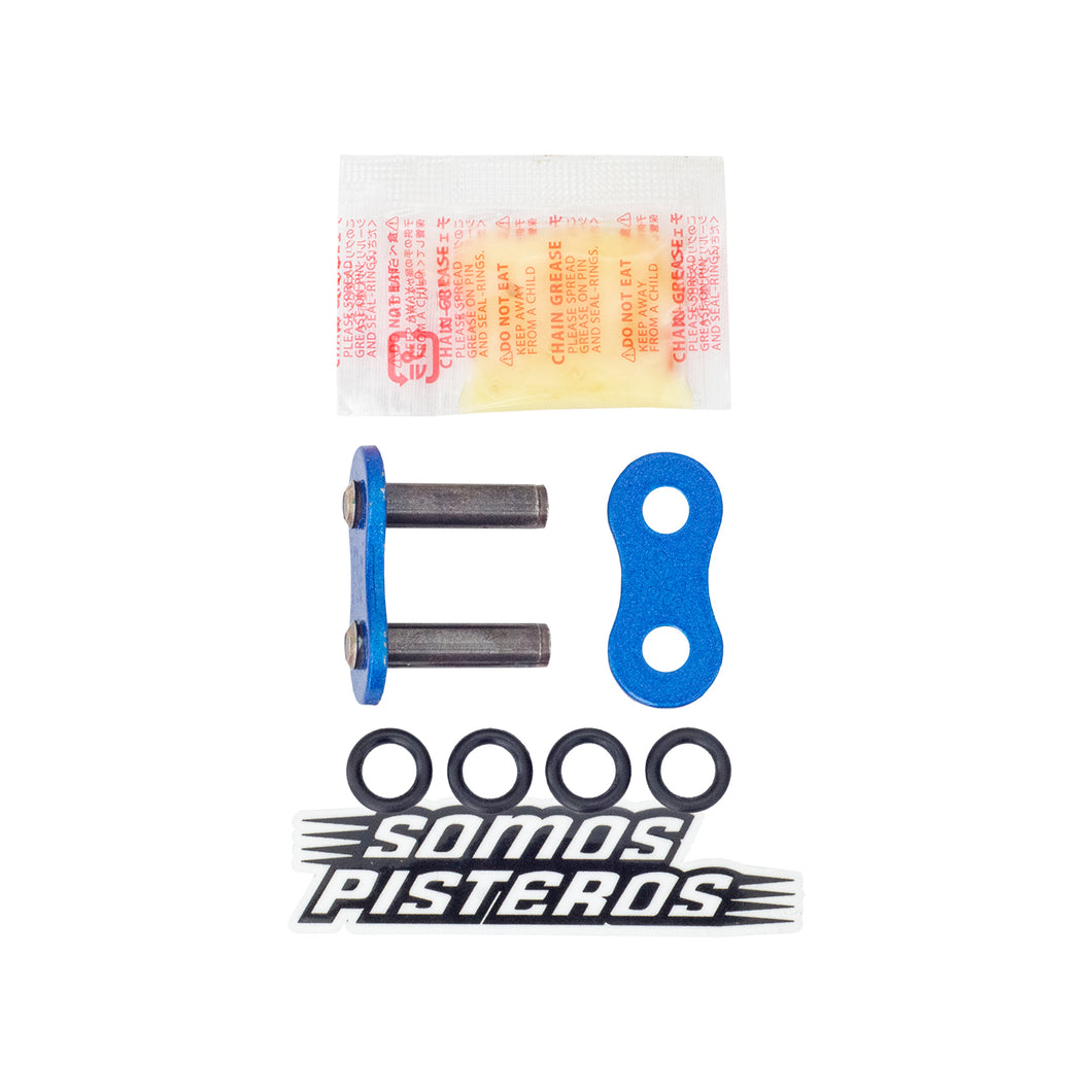 CANDADO CADENA 525 O RING REMACHADO AZUL RK R6R GSXR 600RR