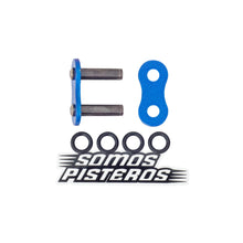 Cargar imagen en el visor de la galería, CANDADO CADENA 525 O RING REMACHADO AZUL RK R6R GSXR 600RR