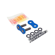 Cargar imagen en el visor de la galería, CANDADO CADENA 525 O RING REMACHADO AZUL RK R6R GSXR 600RR