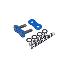 Cargar imagen en el visor de la galería, CANDADO CADENA 525 O RING REMACHADO AZUL RK R6R GSXR 600RR