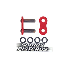 Cargar imagen en el visor de la galería, CANDADO CADENA 525 O RING REMACHADO ROJO RK R6R GSXR 600RR