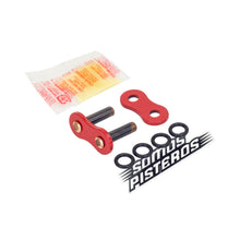 Cargar imagen en el visor de la galería, CANDADO CADENA 525 O RING REMACHADO ROJO RK R6R GSXR 600RR