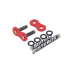 CANDADO CADENA 525 O RING REMACHADO ROJO RK R6R GSXR 600RR