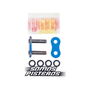 CANDADO CADENA 530 O RING REMACHADO AZUL RK R1 GSXR 1000RR