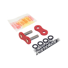 Cargar imagen en el visor de la galería, CANDADO CADENA 530 O RING REMACHADO ROJO RK R1 GSXR 1000RR