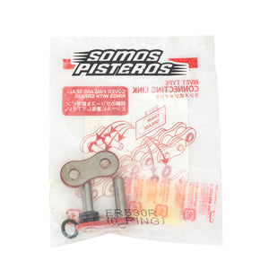 CANDADO CADENA 530 O RING REMACHADO ROJO RK R1 GSXR 1000RR