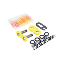 Cargar imagen en el visor de la galería, CANDADO CADENA 520 O RING CLIP AMARILLO FLUO RK PULSAR R3