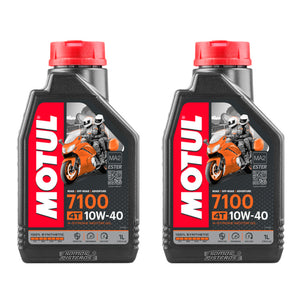 2L Aceite Motul 7100 Sintetico Pulsar KTM Duke RC Dominar