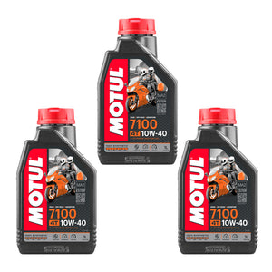 3L Aceite Motul 7100 Sintetico R6R GSXR 600RR F4I R3 MT 03