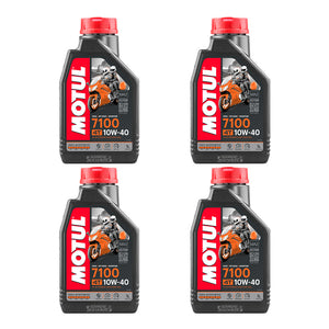 4L Aceite Motul 7100 Sintetico S1000RR ZX6R ZX10R R1 GSXR V4