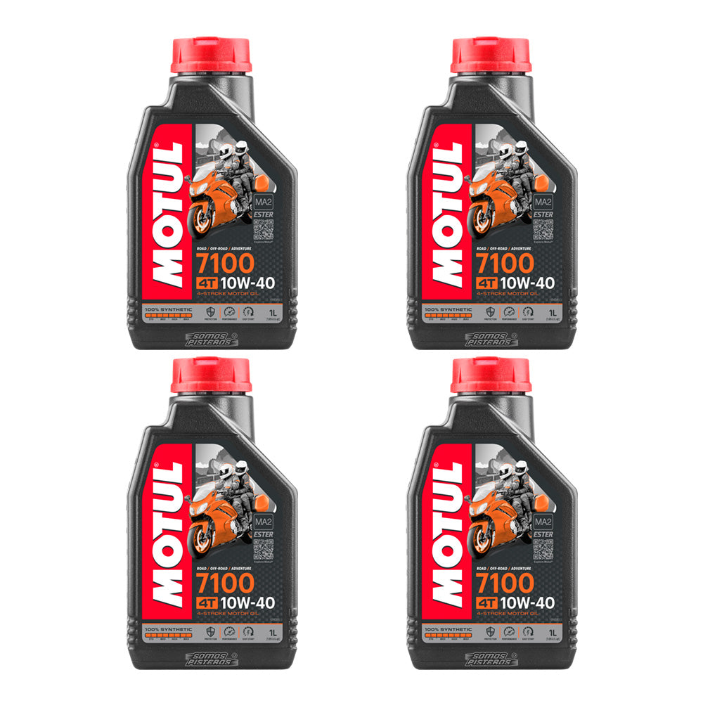 4L Aceite Motul 7100 Sintetico S1000RR ZX6R ZX10R R1 GSXR V4