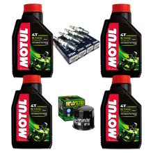 Cargar imagen en el visor de la galería, Kit Afinacion Motul 5100 HF NGK R6R R1 GSXR ZX6R ZX10 1000RR
