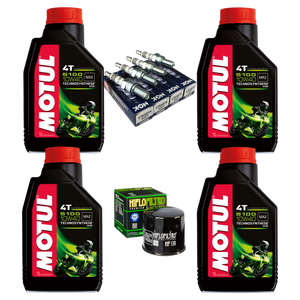 Kit Afinacion Motul 5100 HF NGK R6R R1 GSXR ZX6R ZX10 1000RR