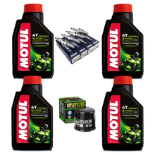 Cargar imagen en el visor de la galería, Kit Afinacion Motul 5100 HF NGK R6R R1 GSXR ZX6R ZX10 1000RR