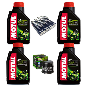 Kit Afinacion Motul 5100 HF NGK R6R R1 GSXR ZX6R ZX10 1000RR