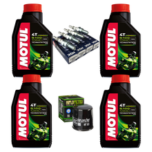 Cargar imagen en el visor de la galería, Kit Afinacion Motul 5100 HF NGK R6R R1 GSXR ZX6R ZX10 1000RR