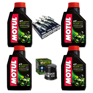 Kit Afinacion Motul 5100 HF NGK R6R R1 GSXR ZX6R ZX10 1000RR