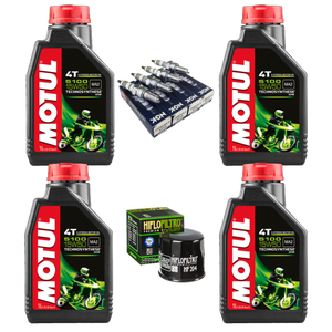 Kit Afinacion Motul 5100 HF NGK R6R R1 GSXR ZX6R ZX10 1000RR