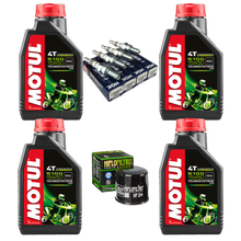 Cargar imagen en el visor de la galería, Kit Afinacion Motul 5100 HF NGK R6R R1 GSXR ZX6R ZX10 1000RR