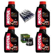 Cargar imagen en el visor de la galería, Kit Afinacion Motul 7100 HF NGK R6R R1 GSXR ZX6R ZX10 1000RR