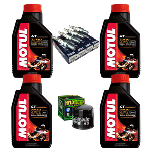 Kit Afinacion Motul 7100 HF NGK R6R R1 GSXR ZX6R ZX10 1000RR