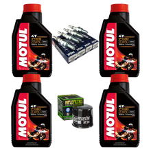 Cargar imagen en el visor de la galería, Kit Afinacion Motul 7100 HF NGK R6R R1 GSXR ZX6R ZX10 1000RR