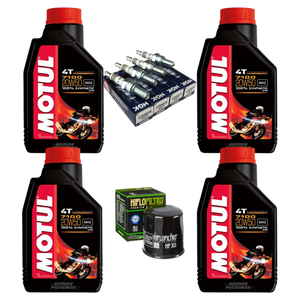 Kit Afinacion Motul 7100 HF NGK R6R R1 GSXR ZX6R ZX10 1000RR