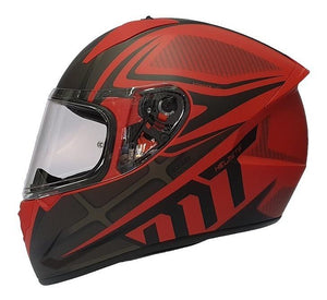 CASCO MT STINGER ACERO B1 ROJO MATE PULSAR R6R FZ R1 R15 CBR