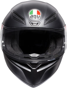 CASCO CERRADO AGV K1 SOLID NEGRO MATE R6R R1 GSXR CBR PULSAR