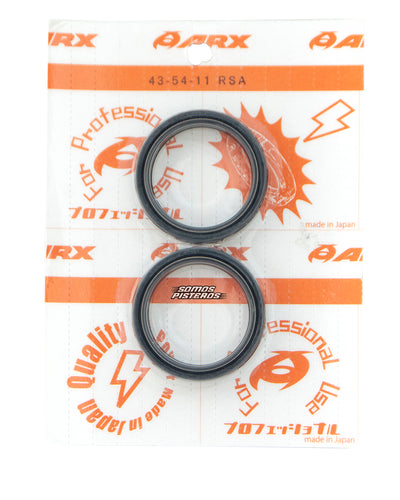 RETENES DE SUSPENSION ARX JAPONESES DOBLE RESORTE 43x54x11