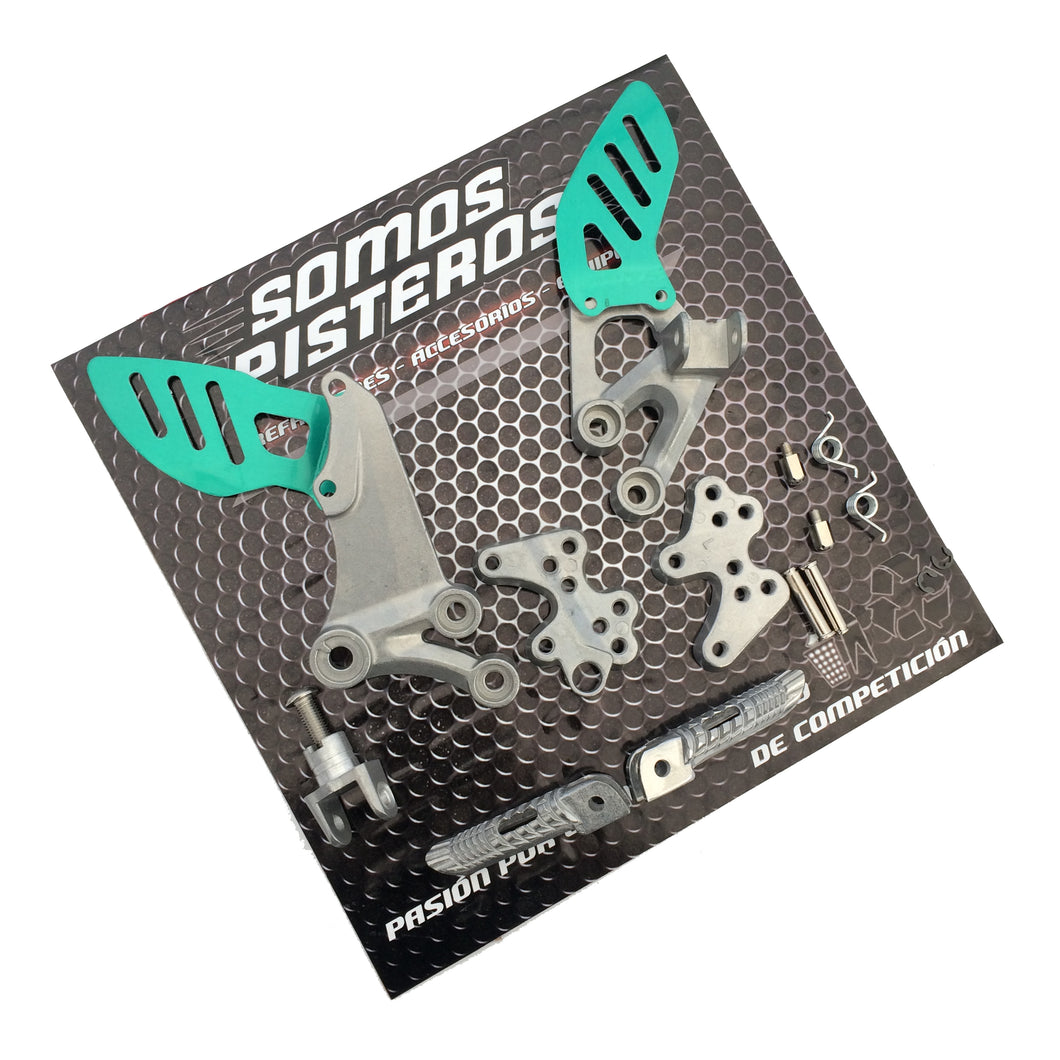 Bases con Posapies Delanteros Suzuki GSXR 600 750 2006 2010