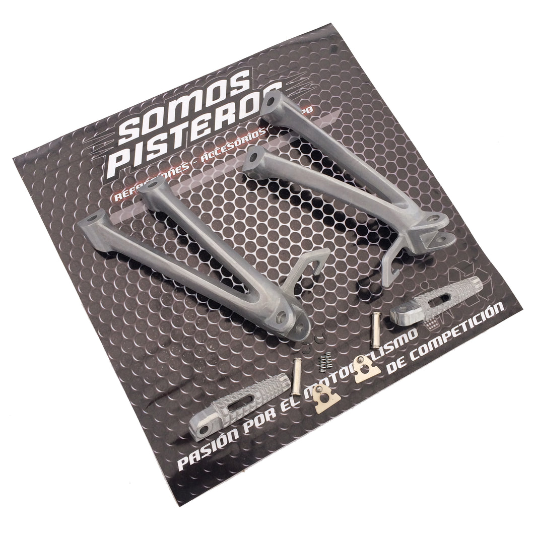 Bases con Posapies Traseros Suzuki GSXR 600 750 2006 2007