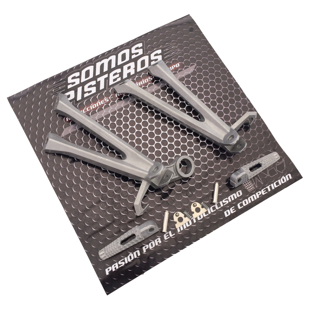 Bases con Posapies Traseros Suzuki GSXR 600 750 2011 2019